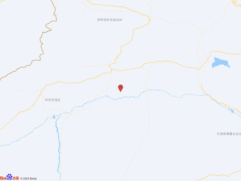 新疆阿克蘇地區庫車市發生3.3級地震