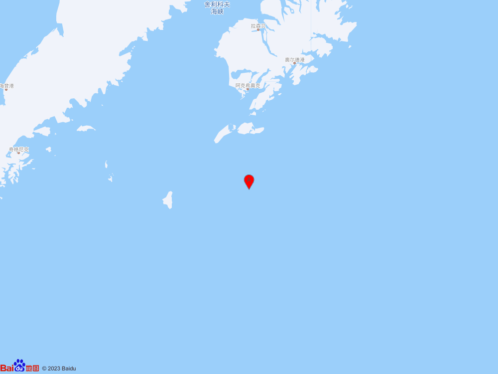 美國阿拉斯加州以南海域發生5.5級地震