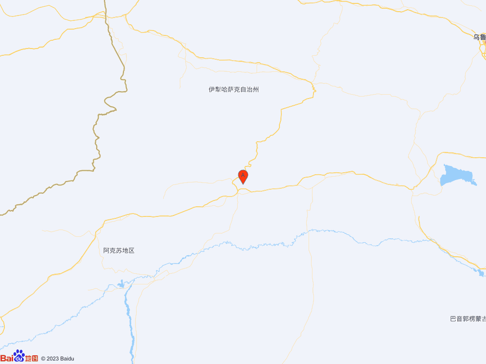 新疆阿克蘇地區庫車市發生3.3級地震