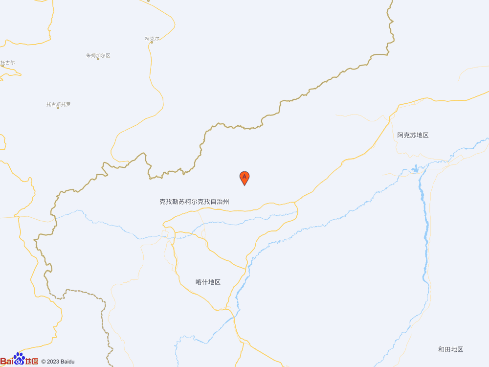 新疆克孜勒蘇州阿圖什市發生3.5級地震