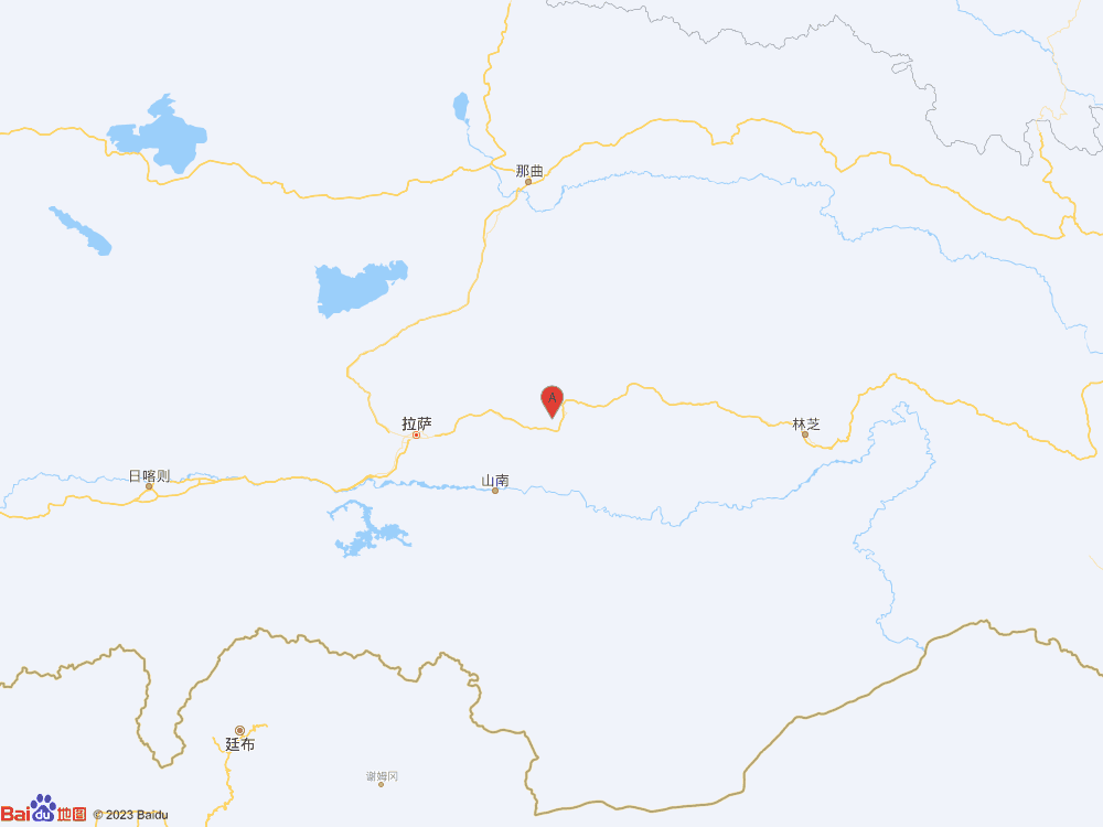 西藏拉薩市墨竹工卡縣發生3.2級地震