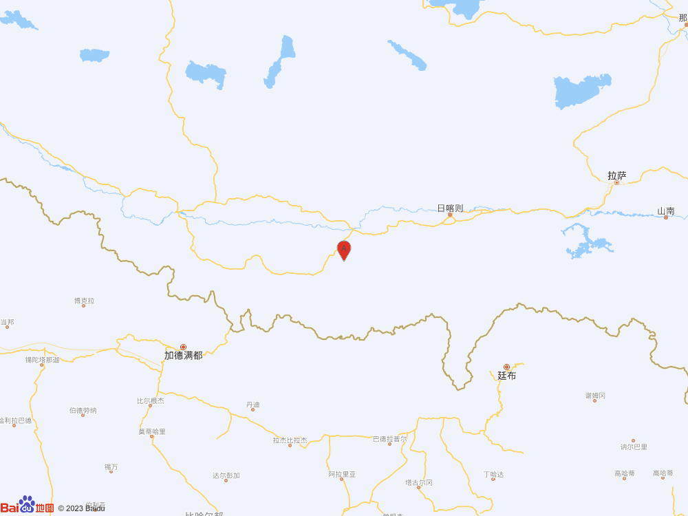 西藏日喀則市定日縣發(fā)生3.0級(jí)地震