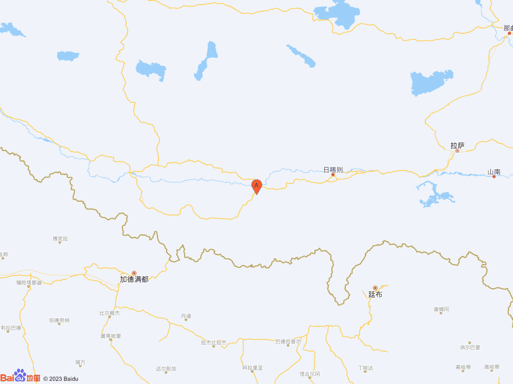 西藏日喀則市拉孜縣發(fā)生3.7級(jí)地震