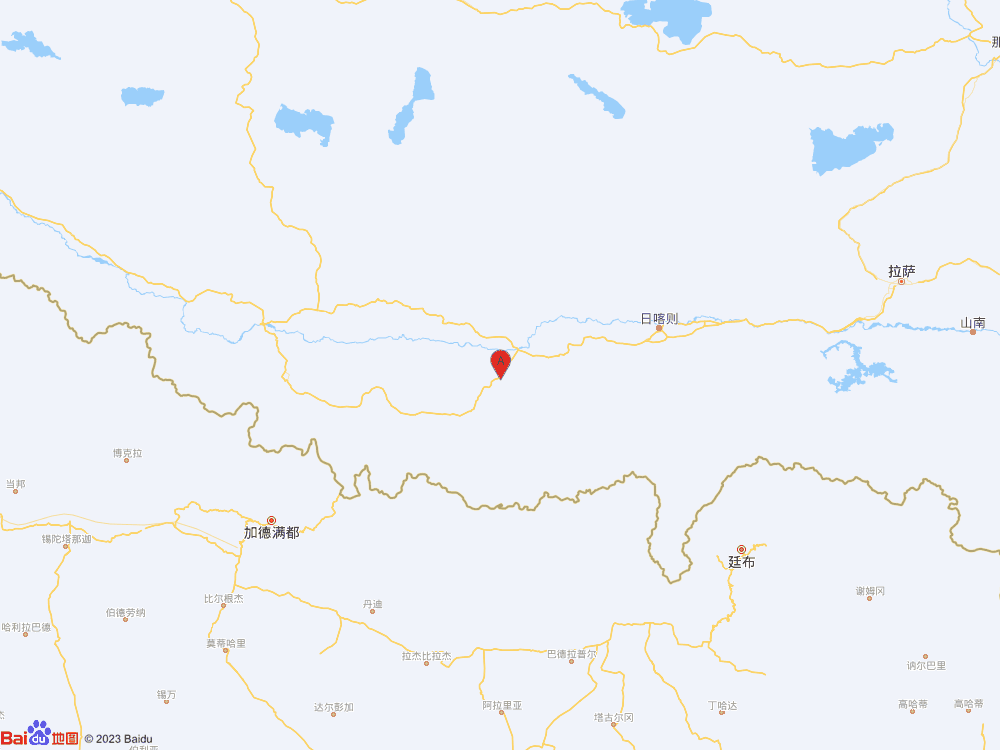 西藏日喀則市定日縣發(fā)生3.5級(jí)地震