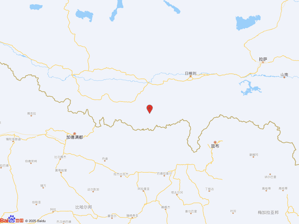 西藏日喀則市定結(jié)縣發(fā)生3.2級地震