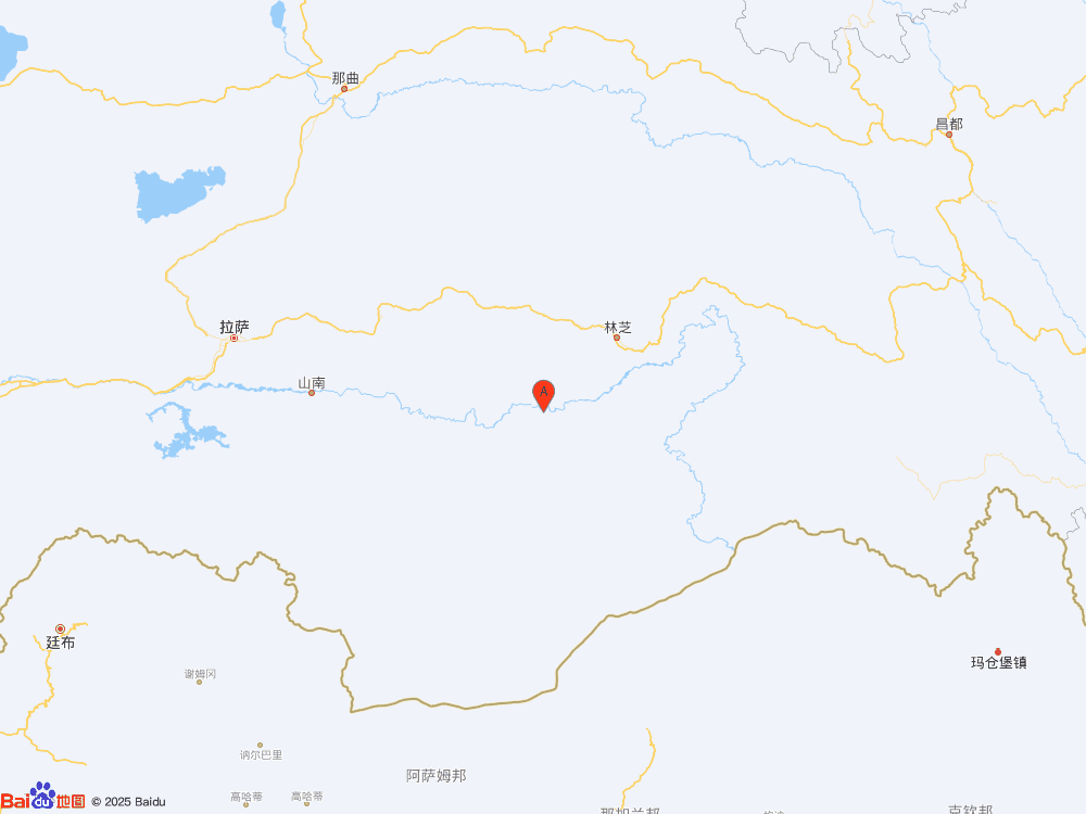 西藏林芝市米林市發(fā)生4.1級地震