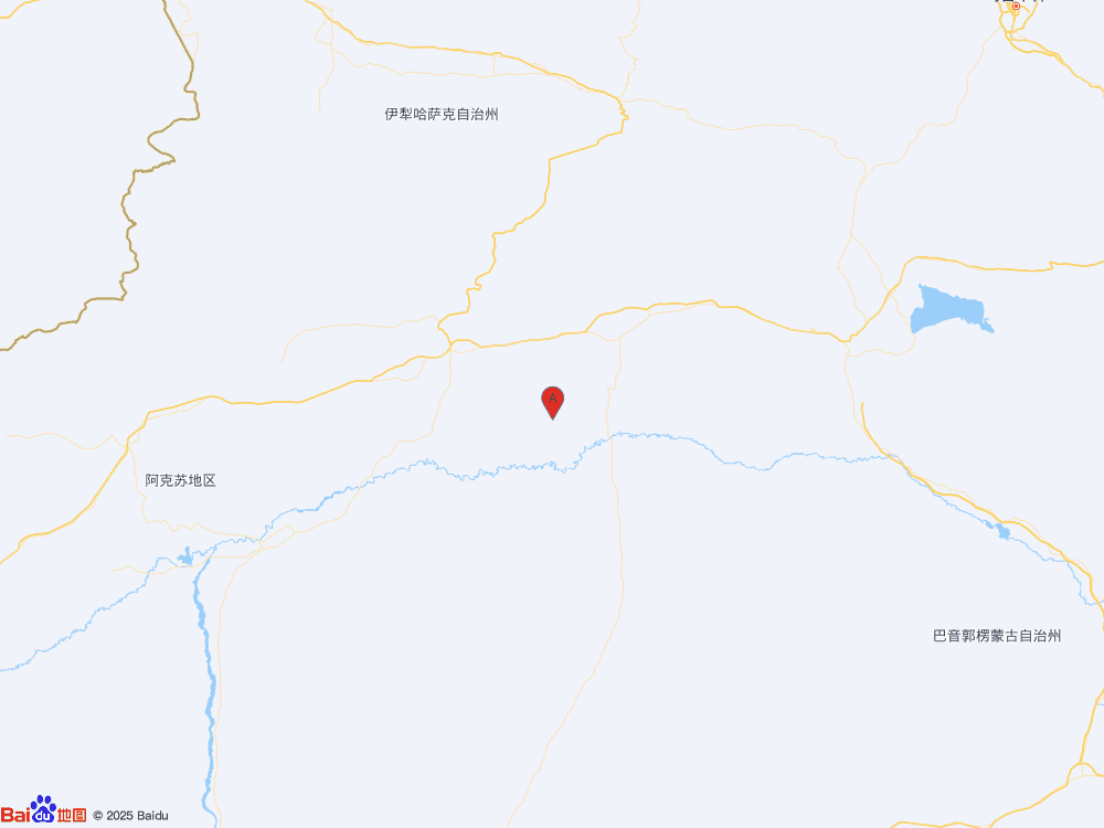 新疆阿克蘇地區庫車市發生3.7級地震