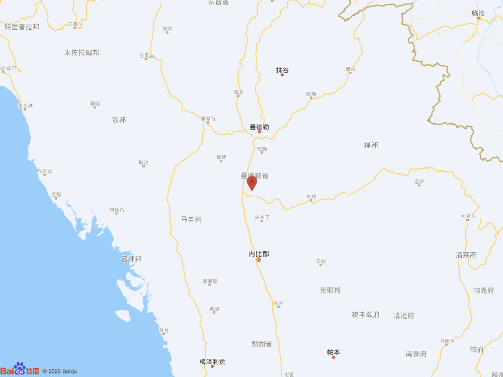 緬甸發生5.4級地震