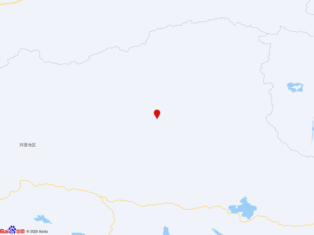 西藏那曲市尼瑪縣發(fā)生3.9級(jí)地震