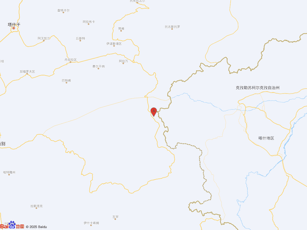 塔吉克斯坦發生4.5級地震