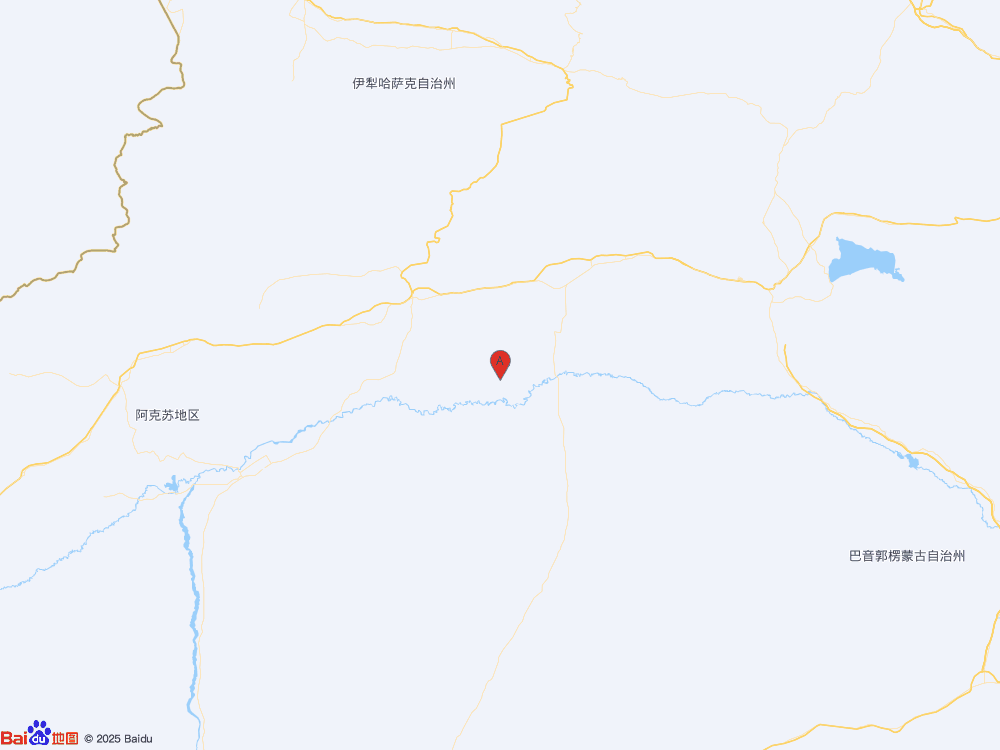 新疆阿克蘇地區庫車市發生3.1級地震