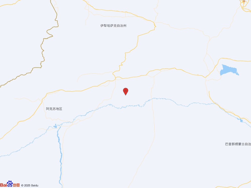 新疆阿克蘇地區庫車市發生3.0級地震