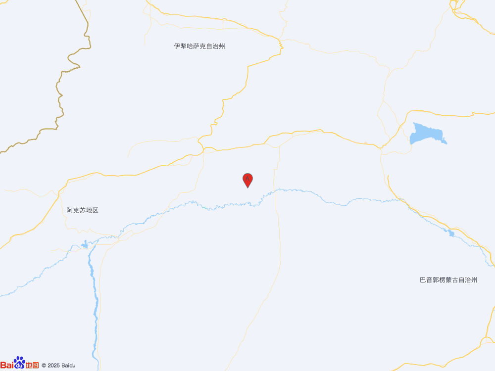 新疆阿克蘇地區(qū)庫車市發(fā)生3.2級地震