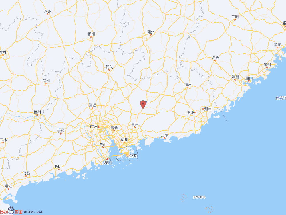 廣東河源市源城區(qū)發(fā)生3.5級地震