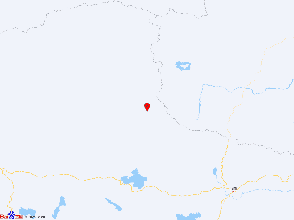 西藏那曲市雙湖縣發生3.4級地震