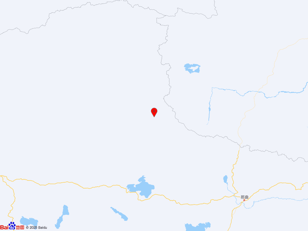 西藏那曲市雙湖縣發生3.6級地震