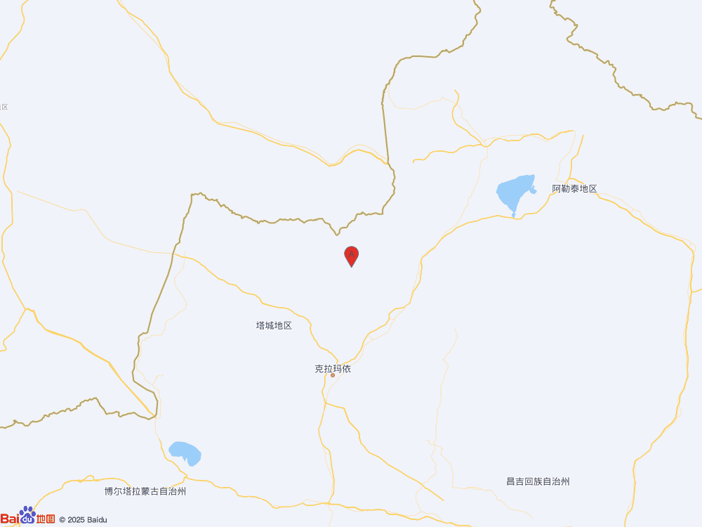 新疆塔城地區(qū)和布克賽爾縣發(fā)生3.0級(jí)地震