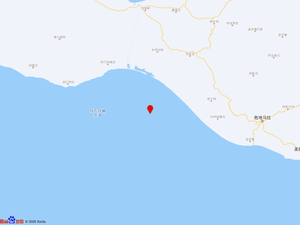 墨西哥沿岸近海發(fā)生5.8級(jí)地震