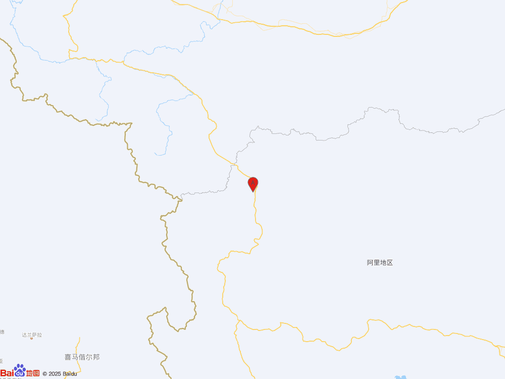 西藏阿里地區(qū)日土縣（北緯34.50度，東經(jīng)80.35度）發(fā)生3.8級(jí)地震