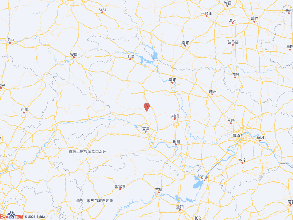 湖北宜昌市遠安縣發生3.4級地震