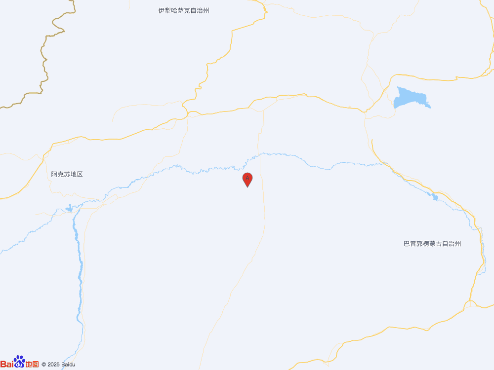 新疆阿克蘇地區沙雅縣發生3.3級地震