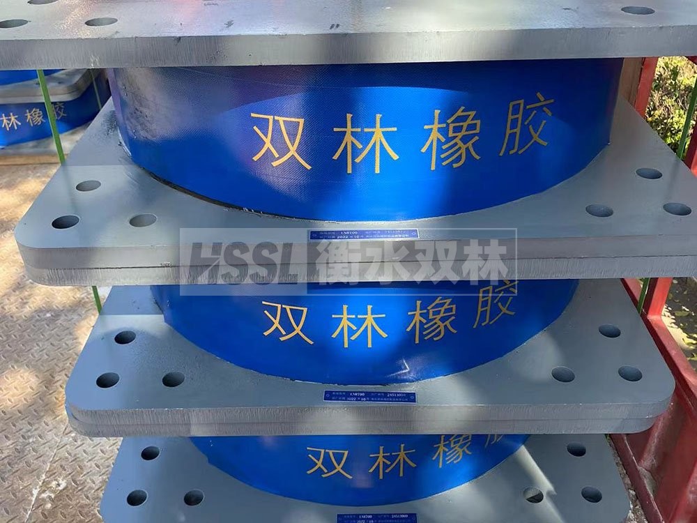 LNRφ400疊層橡膠支座 建筑用橡膠支座什么價格 建筑高阻尼疊層橡膠隔震支座源頭工廠